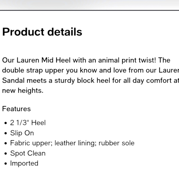 Jack Rogers Leather Lauren Snake Mid Heels . Ladies Size 8 - Picture 8 of 8